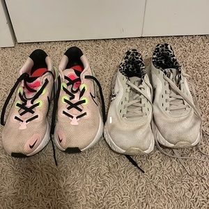 TWO PAIR Nike running shoes